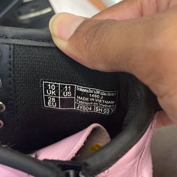 Dr. Martens pink kids shoes, size 11 - Picture 7 of 7